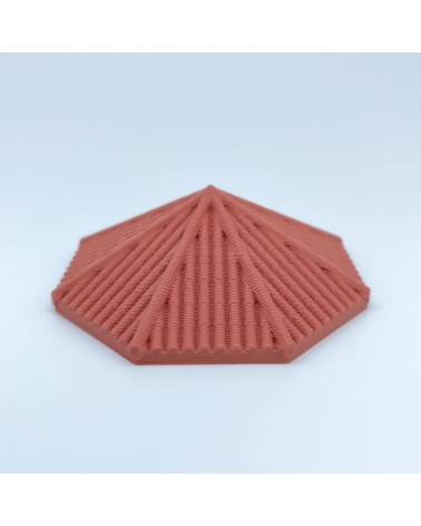 Tejado Teja Octagonal Bajo| Maqueta NG CASTILLOS | JUGUETE bloques plástico