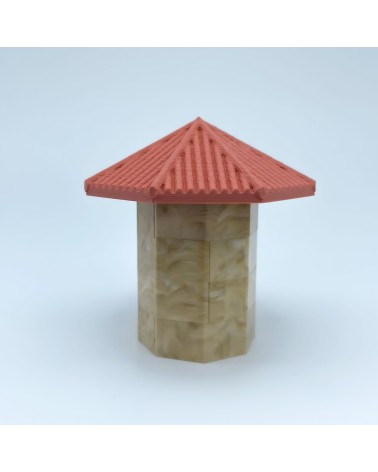 Tejado Teja Octagonal Bajo| Maqueta NG CASTILLOS | JUGUETE bloques plástico