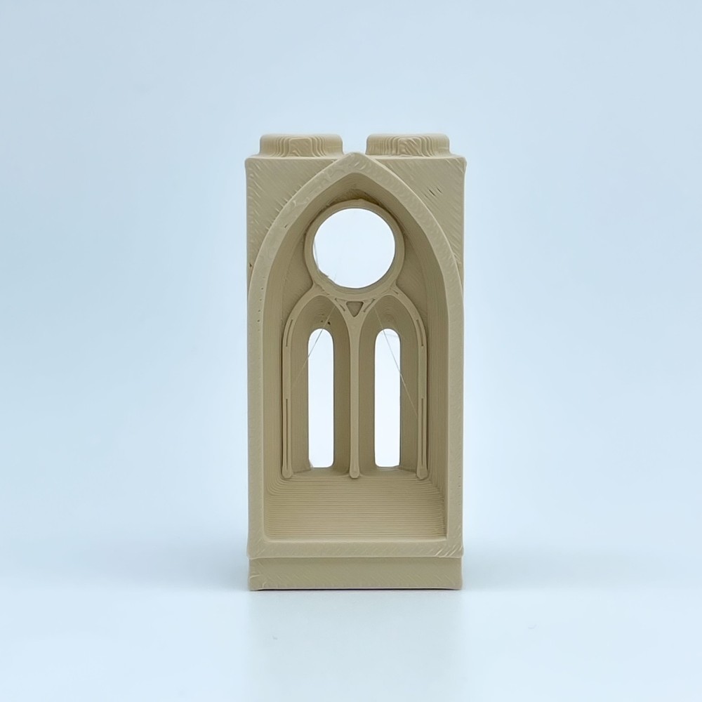 Gothic Window Straight with Óculowelve Model NG CASTILLOS Δ JUGUETE Plastic Blocks