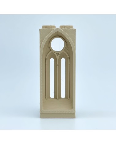 Finestra gòtica recta amb Óculowelve Model NG CASTILLOS Δ JUGUETE Blocs de plàstic