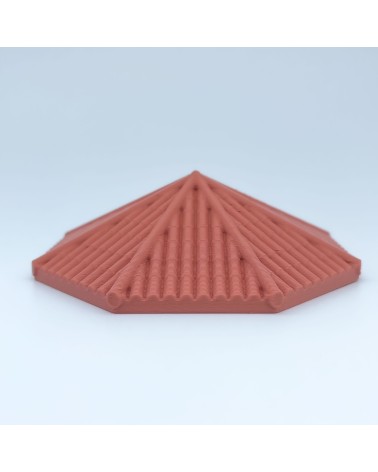 Tejado Teja Octagonal Bajo| Maqueta NG CASTILLOS | JUGUETE bloques plástico