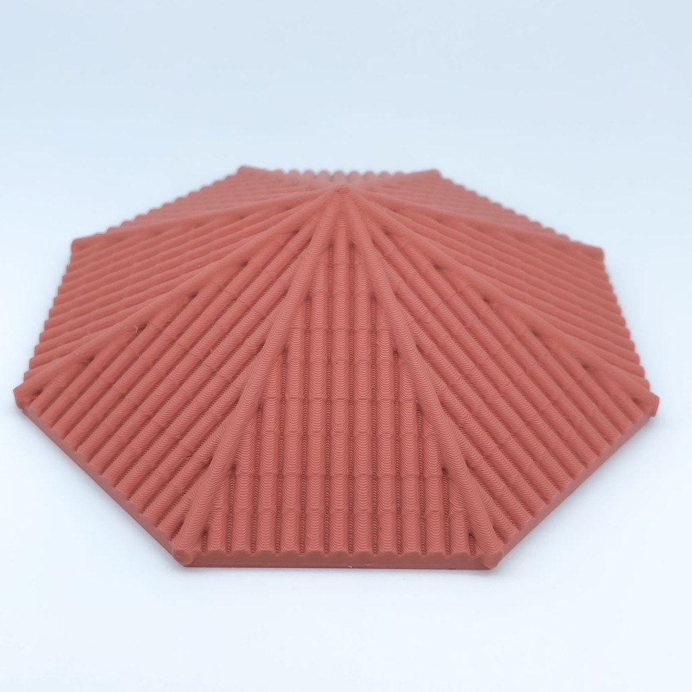 Tejado Teja Octagonal Bajo| Maqueta NG CASTILLOS | JUGUETE bloques plástico