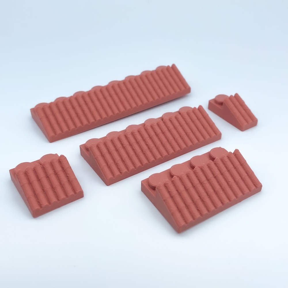 Teula recta amb VoladizoSuitable Model NG CASTILLOS ♥ JUGUETE Plastic Blocks