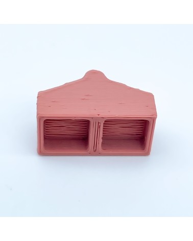 Tejado Teja Remate a 2 Aguas | Maqueta NG CASTILLOS | JUGUETE bloques plástico