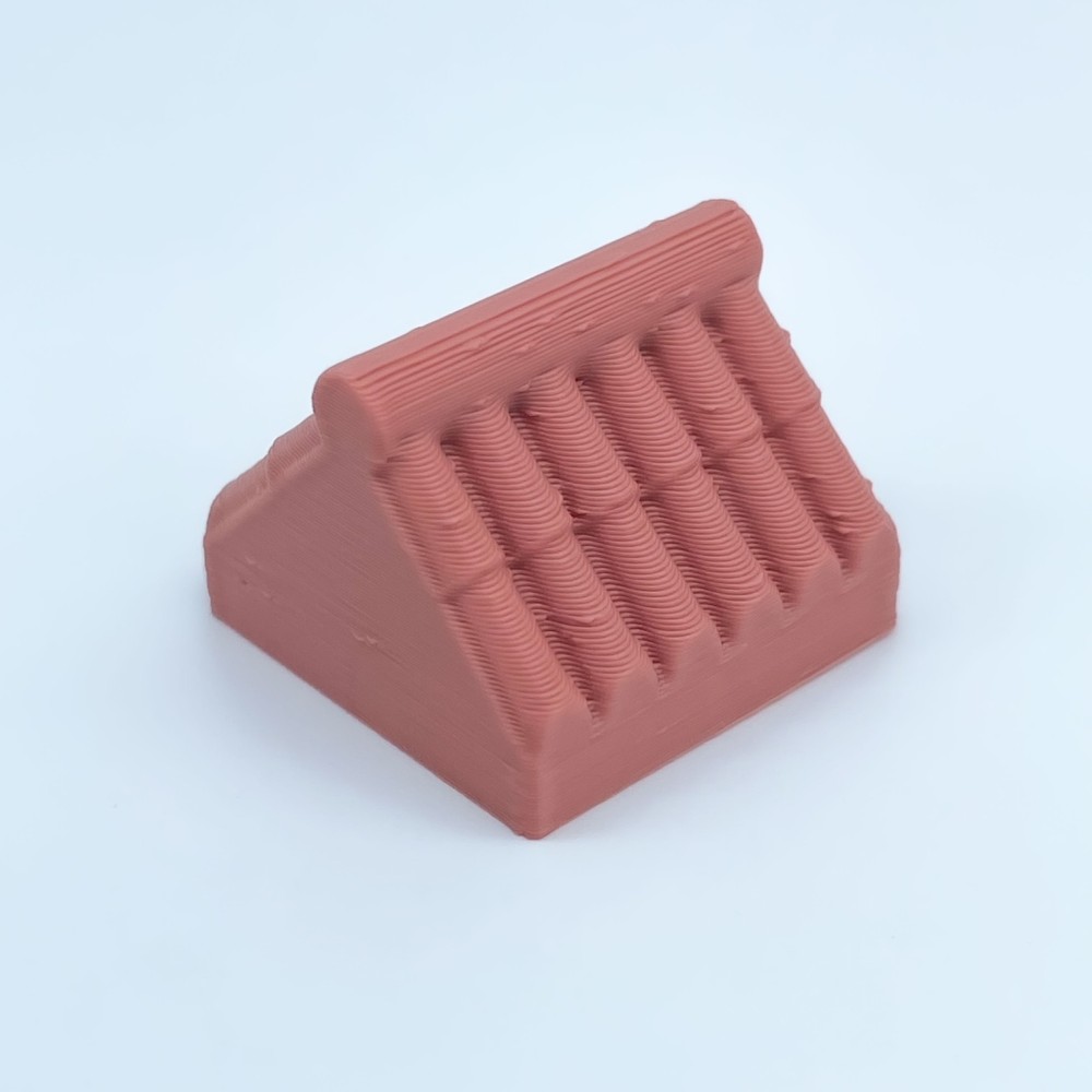 Teulada Teula 45 Graus Remat a 2 Aigües |Maqueta NG CASTELLS |JOGUINA blocs plàstic