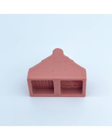 Tejado Teja 45 Grados Remate a 2 Aguas | Maqueta NG CASTILLOS | JUGUETE bloques plástico