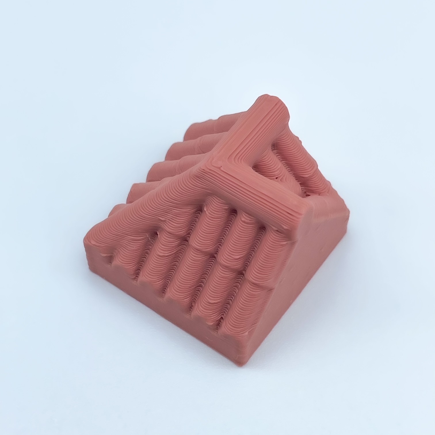 Teulada Teula 45 Graus Remat Pati |Maqueta NG CASTELLS |JOGUINA blocs plàstic