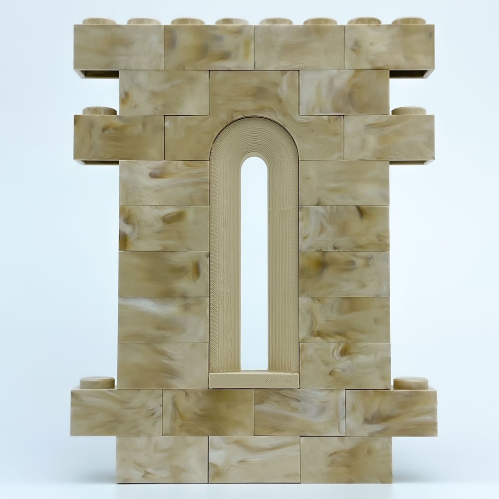 Pizzo romanico NG Δ Maqueta NG CASTILLOS Δ JUGUETE blocchi plastica