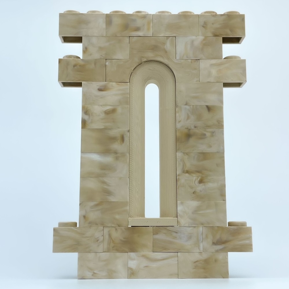 Romanische Spitze NG |NG CASTLES-Modell |SPIELZEUG Kunststoffblöcke