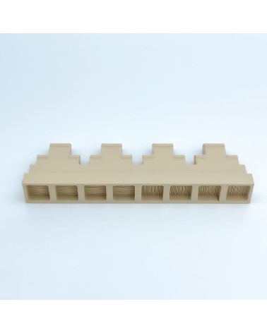 Almena Modular Recta B Δ Maqueta NG CASTILLOS Δ JUGUETE bloqueja plàstic